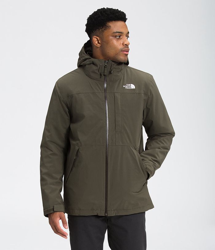 The North Face Puffer Μπουφαν Βαθυ Πρασινο Ανδρικα Tour Triclimate® - Greece 4890EQSWJ